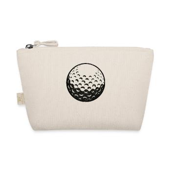 Golfball Golf Ball Golfer Golfen - Bio-Täschchen - Natur - Vorne