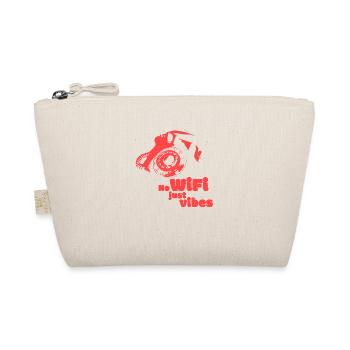 No Wifi, just Vibes - variant red - Organic Pouch - nature - Front
