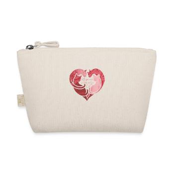 All you need is love and a Cat - Organic Pouch - nature - Front