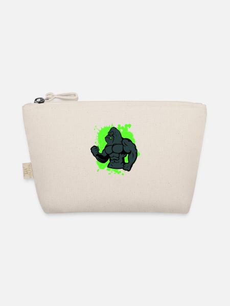Gorilla Strong Animal - Organic Pouch - nature - Front