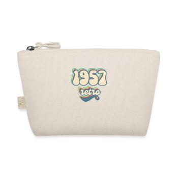 1957 Retro Gift Idea - Organic Pouch - nature - Front