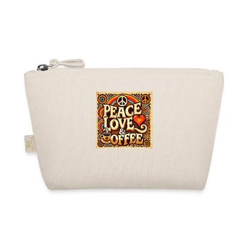 peace love and coffee - Organic Pouch - nature - Front