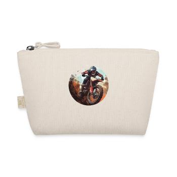 Experience unlimited freedom on motocross - Organic Pouch - nature - Front
