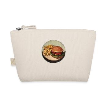 Klassischer Burger mit knusprigen Pommes - Bio-Täschchen - Natur - Vorne