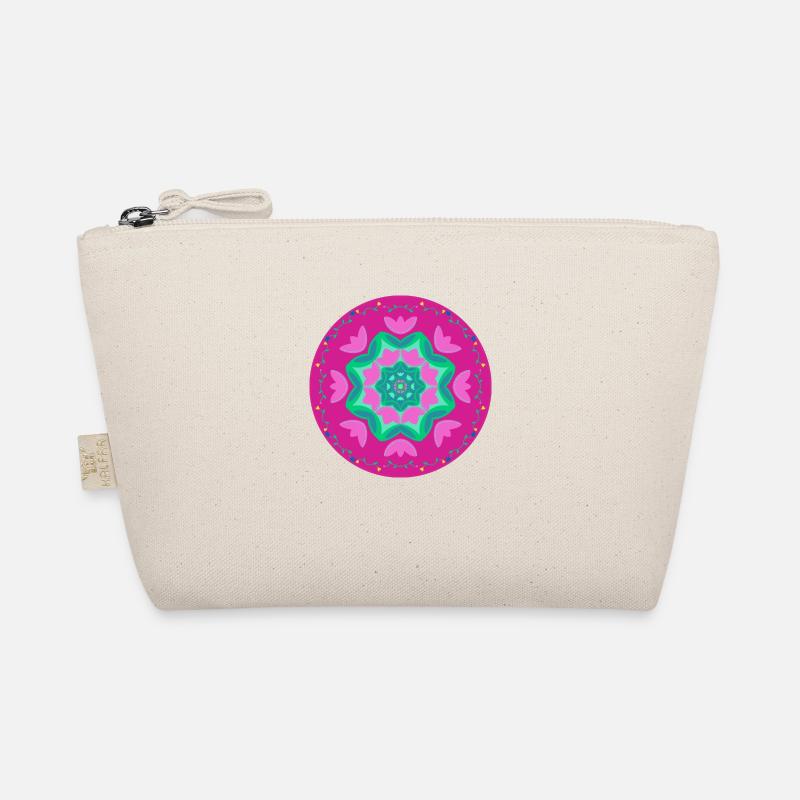 Tulipa Circle pink Organic Pouch