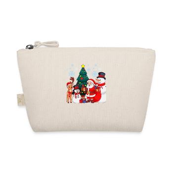 Weihnachtsdesign für Weihnachtsgeschenke Weihnacht - Bio-Täschchen - Natur - Vorne