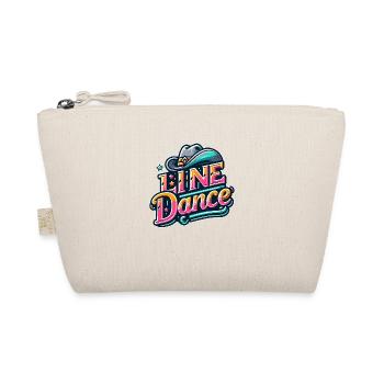 Colorful Line Dance Design - Organic Pouch - nature - Front