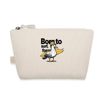Surfing Seagull with Attitude - Organic Pouch - nature - Front