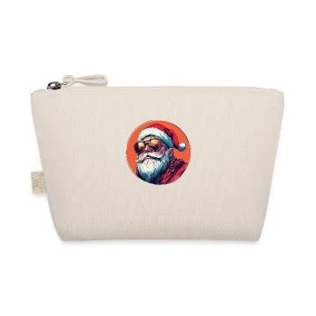 Santa with style: Christmas in a cool look! - Organic Pouch - nature - Front