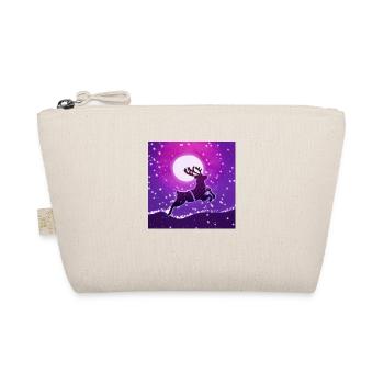 Galloping reindeer - Organic Pouch - nature - Front