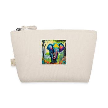 Elephant in the jungle - Organic Pouch - nature - Front