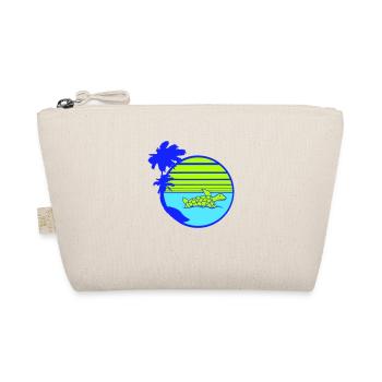 palmiers tortue natation bande soleil rond - Trousse biologique - nature - Devant