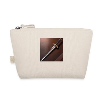 Samurai Sabre Poster Design - Organic Pouch - nature - Front