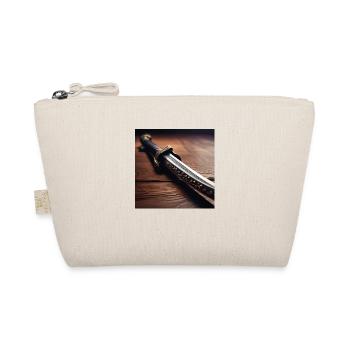 Samurai Sabre Poster Design - Organic Pouch - nature - Front