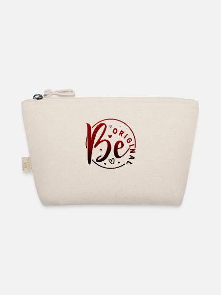 Be original vector design symbol retro quote label - Organic Pouch - nature - Front