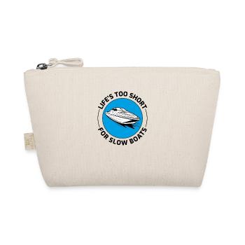 Speedboat Lifestyle Design for Fast Boating Fans - Organic Pouch - nature - Front