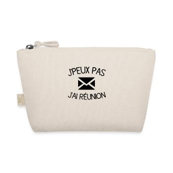 I can't I have a meeting - Organic Pouch - nature - Front