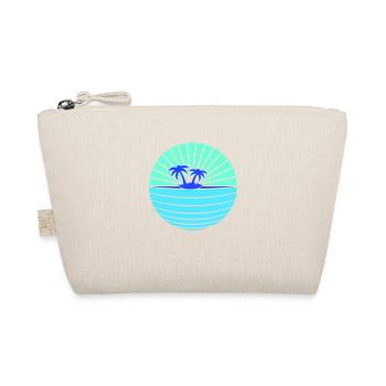 Palm Tree Island Tree Plage Vacances Noix de Mer Cool - Trousse biologique - nature - Devant