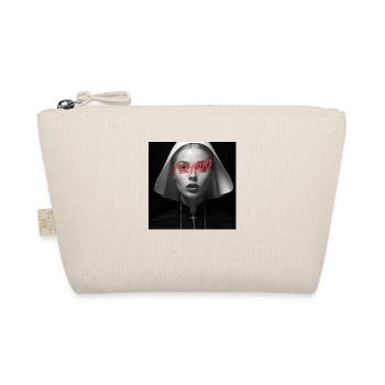 Techno Nun - Rave Design - Bio-Täschchen - Natur - Vorne