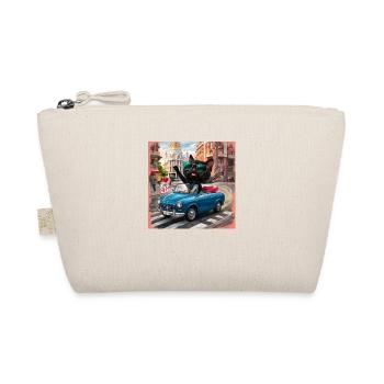 Cat on tour - I love Spain! - Madrid - Organic Pouch - nature - Front