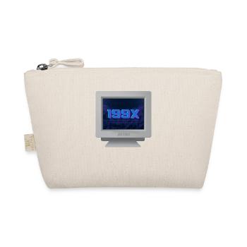 CRT Design - Retro 90's - Organic Pouch - nature - Front