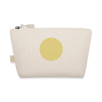 Radiant as the sun – pure energy in design - Organic Pouch - nature - Front