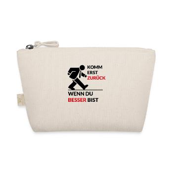 Design "Comeback Statement" - Organic Pouch - nature - Front