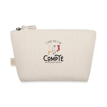 I can't I counted my orphan socks - Organic Pouch - nature - Front
