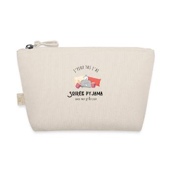 J’peux pas j’ai soirée pyjama avec mon grille pain - Trousse biologique - nature - Devant