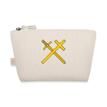Cross and sword - Organic Pouch - nature - Front