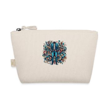 A colorful suit in an abstract world - Organic Pouch - nature - Front