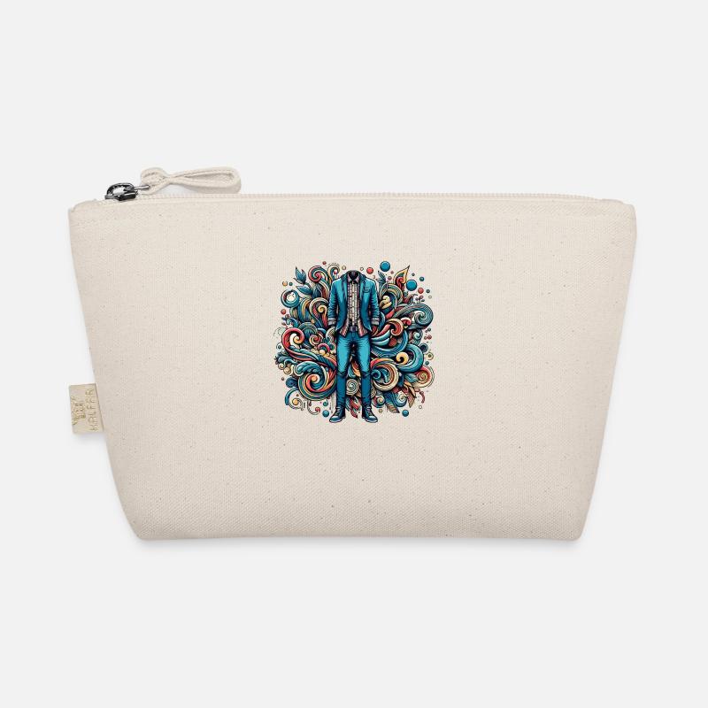 A colorful suit in an abstract world Organic Pouch