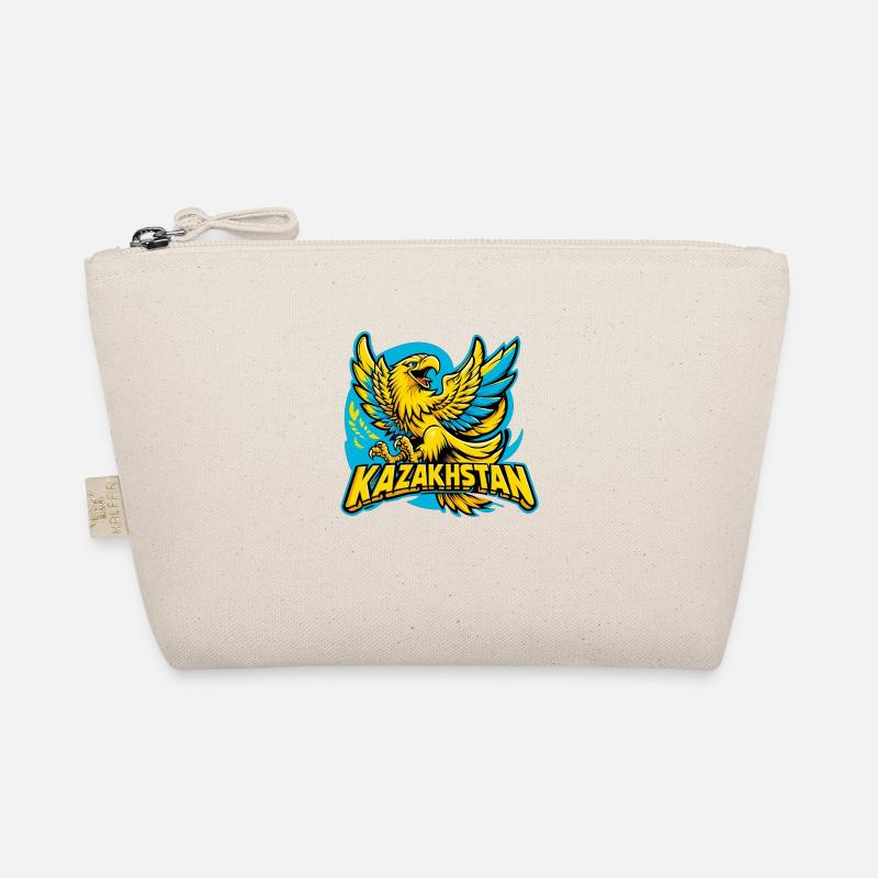Kasachstan Adler Wappen Emblem Flagge Geschenk Bio-Täschchen