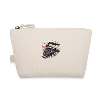 Steam locomotive Train Model railway - Organic Pouch - nature - Front
