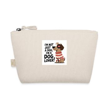 Dog Lover - Bio-Täschchen - Natur - Vorne