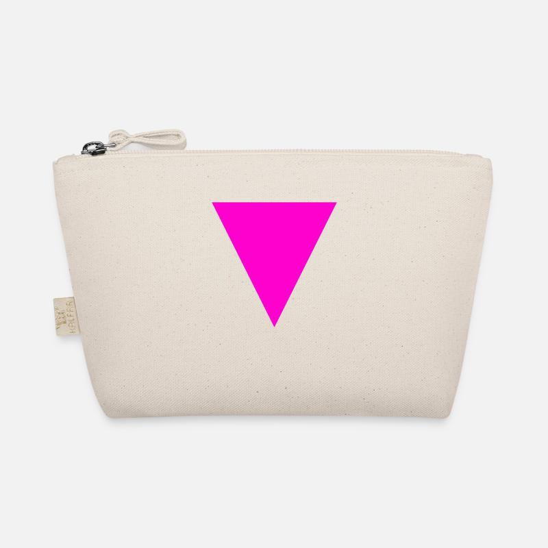 Pink Triangle / Rosa Winkel Organic Pouch