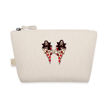 2 Evil Fast Food Pizza Pirate Duel Eye Patch - Trousse biologique - nature - Devant