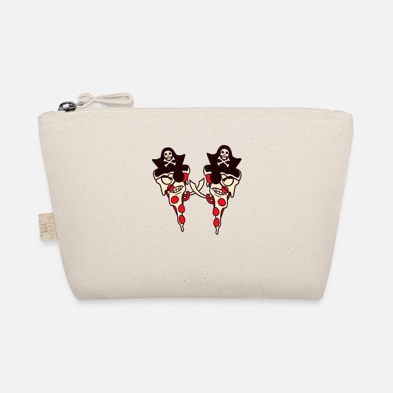 2 Evil Fast Food Pizza Pirate Duel Eye Patch Trousse biologique
