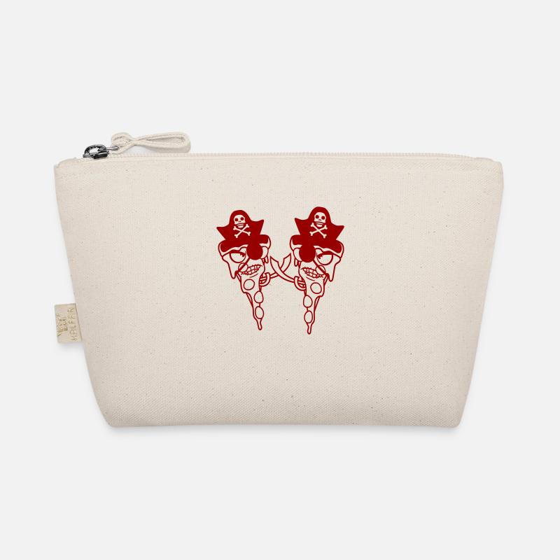 2 Evil Fast Food Pizza Pirate Duel Eye Patch Trousse biologique