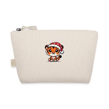 Tiger Christmas - Organic Pouch - nature - Front
