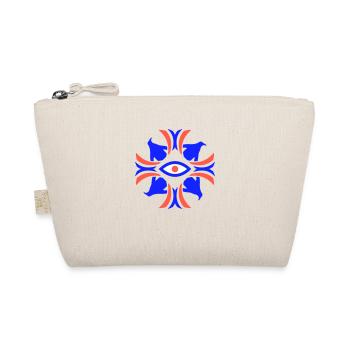 Penguins Abstract Eye Crest Emblem Banner Logo - Organic Pouch - nature - Front