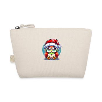 Owl Christmas - Organic Pouch - nature - Front