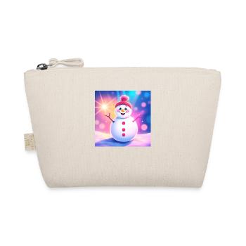 Mignon bonhomme de neige - Trousse biologique - nature - Devant
