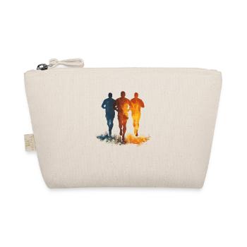 Perfektes Geschenk für Ausdauersportler - Bio-Täschchen - Natur - Vorne
