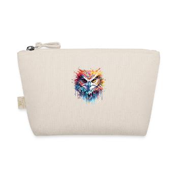 Owl Bird Animal Nature Freedom Wildlife Abstract - Organic Pouch - nature - Front