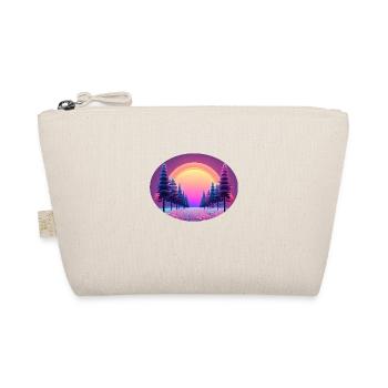 Forest meadow at sunset in a sea of flowers - Organic Pouch - nature - Front