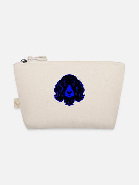 Poodle Dog Animal Portrait - Organic Pouch - nature - Front