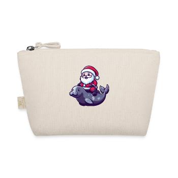 phoque animal père noël dessin animé - Trousse biologique - nature - Devant