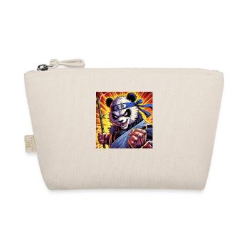Panda Shinobi - Bio-Täschchen - Natur - Vorne