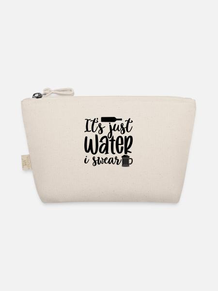 It's just water i sweat drink beer - Organic Pouch - nature - Front